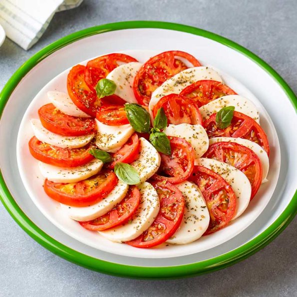 Receta de ensalada caprese original