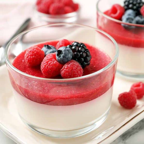 Receta de panna cotta italiana